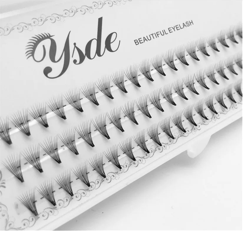 6/10/20D Natrual faux mink hair silk lashes 0.07 thickness 8-18mm eyelash extensions false mink eyelash extensions fake lashes