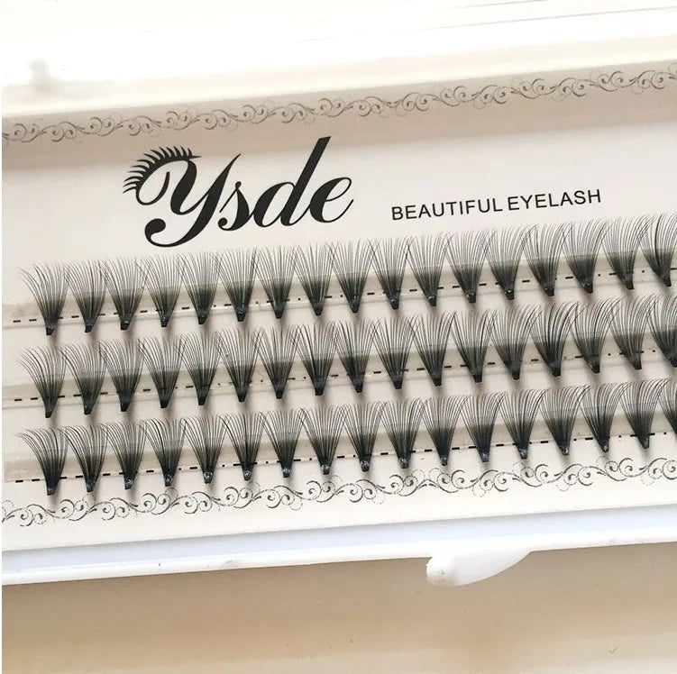 6/10/20D Natrual faux mink hair silk lashes 0.07 thickness 8-18mm eyelash extensions false mink eyelash extensions fake lashes