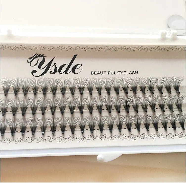 6/10/20D Natrual faux mink hair silk lashes 0.07 thickness 8-18mm eyelash extensions false mink eyelash extensions fake lashes