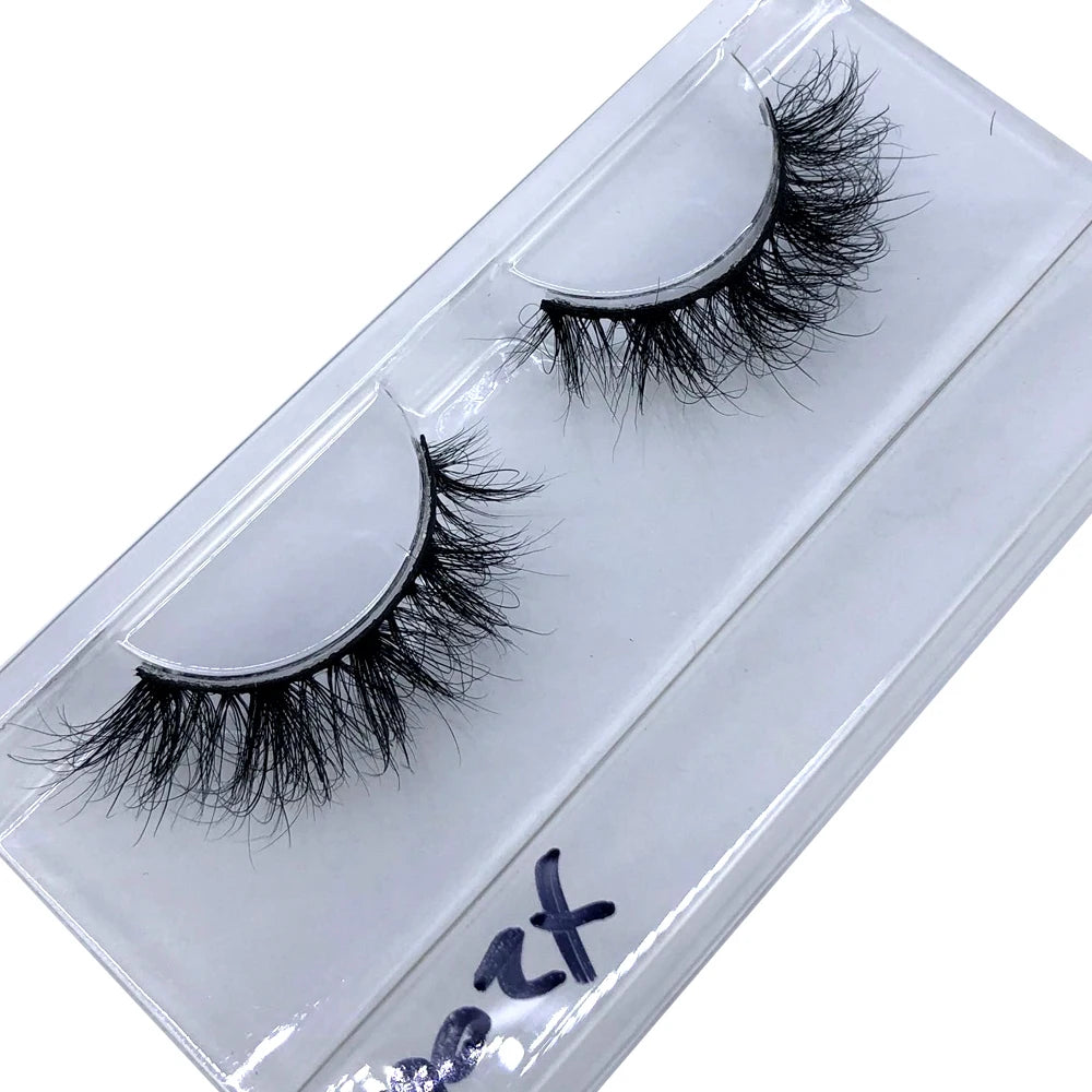 Bulk 3D Faux Mink Eyelashes Natural Thick Long False Eyelashes Wholesales Dramatic Fake Lashes Makeup Extension Eyelashes