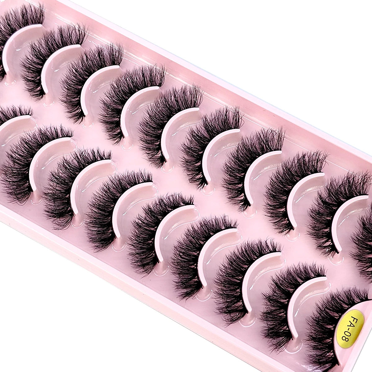 New 10 Pairs Eyelashes Makeup Soft Fluffy 3D Mink False Eyelashes Thick HandMade Volume Mink Lashes Faux Cils Natural Fake Lash