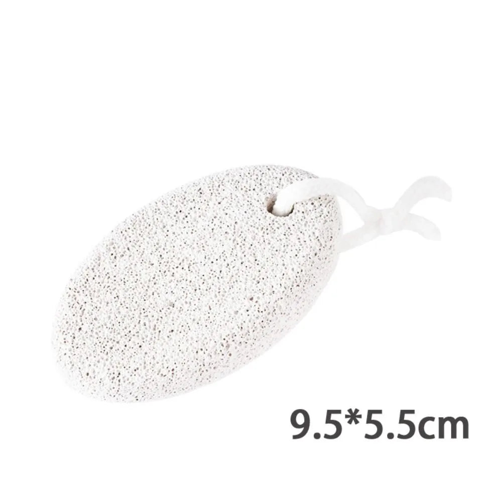 Hard Natural Pumice Stone Feet Elliptical Exfoliation Tool Accessories Foot Scrubber Dead Skin Pedicure Brush