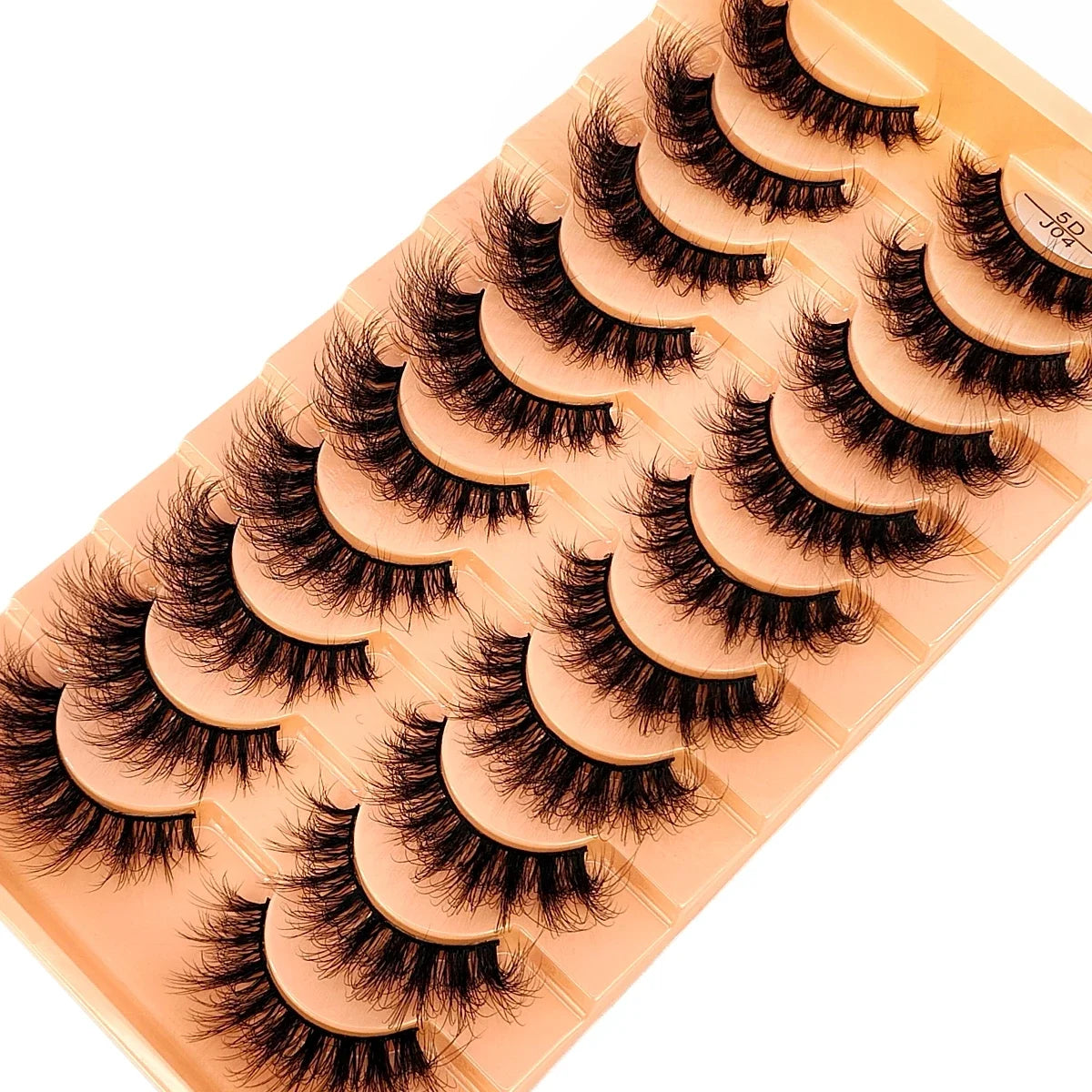 HBZGTLAD New 10 Pairs Natural False Eyelashes Fake Lashes Long Makeup 3d Mink Lashes Extension Eyelash Mink Eyelashes for Beauty