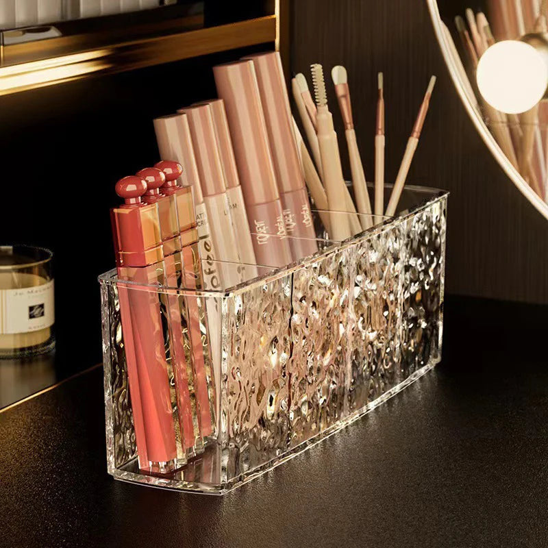 1PC Acrylic Makeup Brush Holder Desk Cosmetic Organiser Clear Lipstick Brush Storage Lipstick Brush Storage Holder