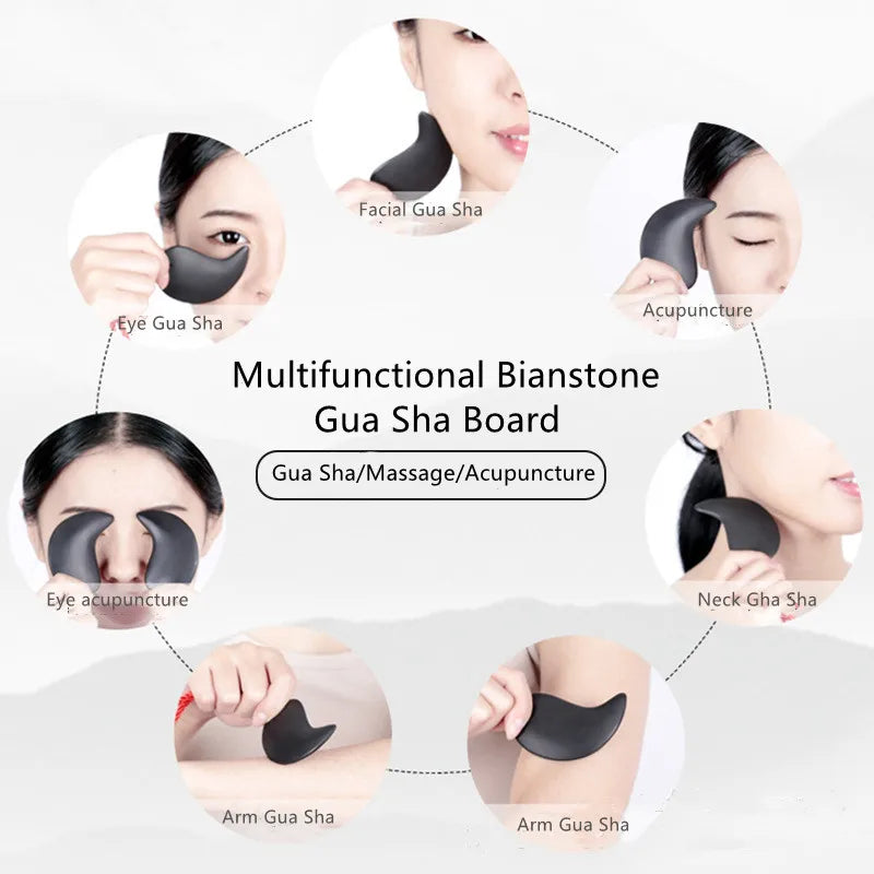 Massage Gun Gua sha Scraping Massage Scraper Gua Shua For Face Spa Massage Tool For Face Neck Skin Body Beauty Health