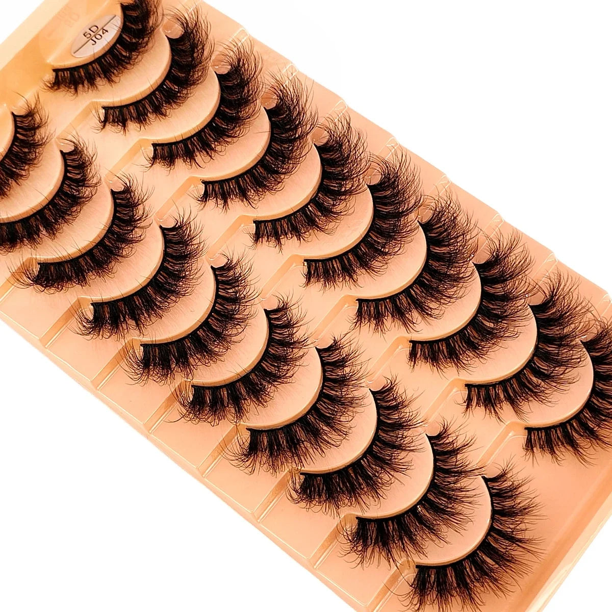 HBZGTLAD New 10 Pairs Natural False Eyelashes Fake Lashes Long Makeup 3d Mink Lashes Extension Eyelash Mink Eyelashes for Beauty